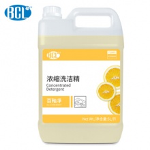BCL浓缩洗洁精大桶5kg 洗碗洗涤灵洗涤剂果蔬清洗剂不伤手 浓缩洗洁精5L*1桶